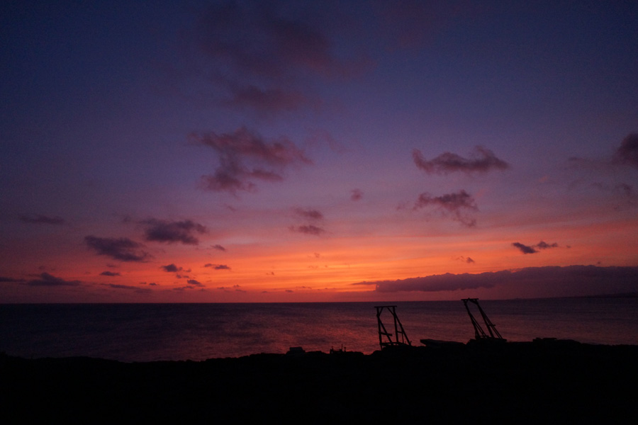 サウスポイントの夕景 2012.9.4