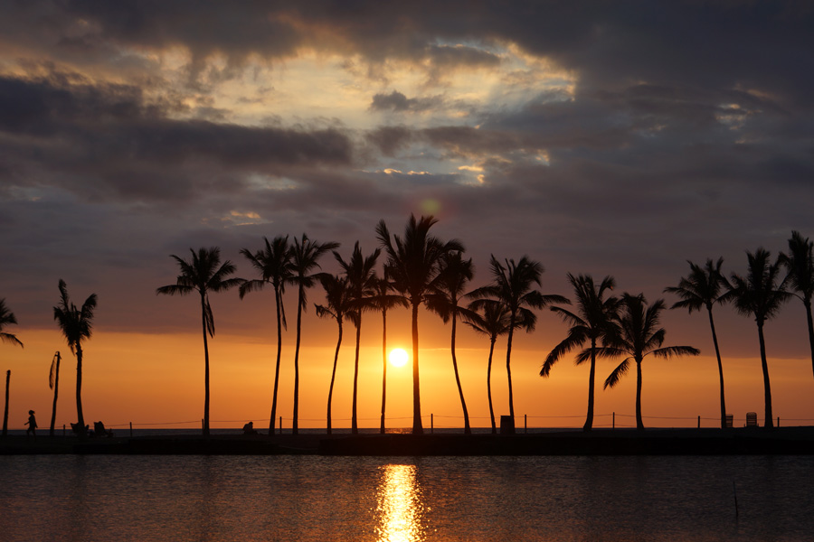 ワイコロア・ビーチのサンセット