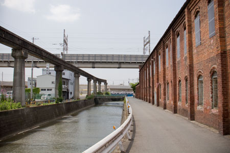 高架は山陽新幹線