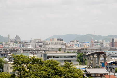 手柄山から見た遠景