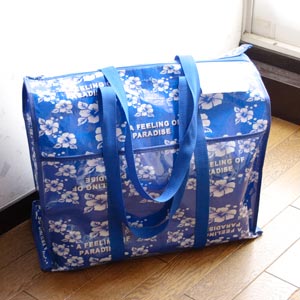 沖縄で買ったビニールかばん