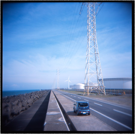 鹿島港南側道路